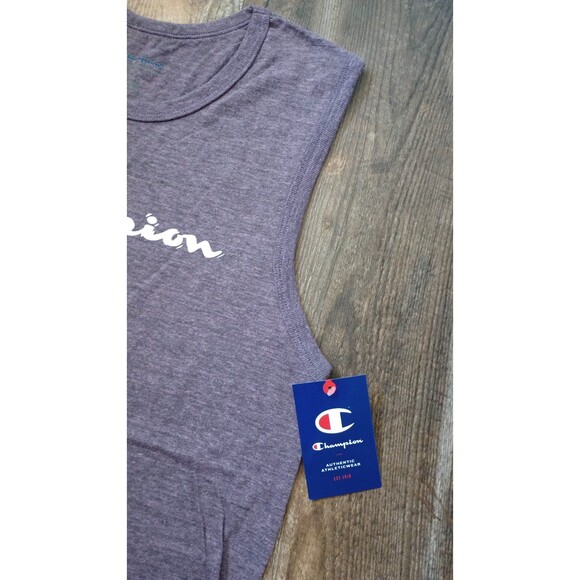 NWT Men's Champion Powerblend Tank in Wisteria Purple, Size Medium - Picture 4 of 10